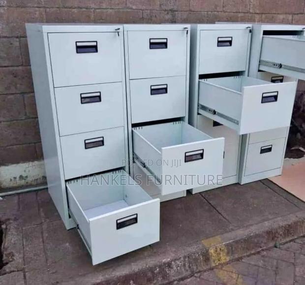 Secure 4-Drawer Cabinet With Master Lock System - main view