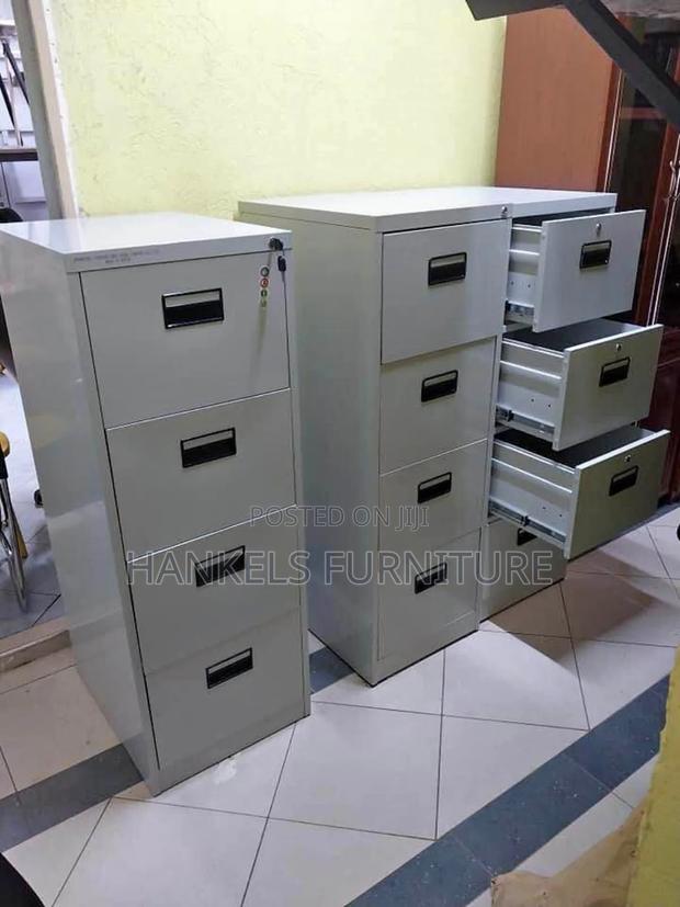 All-in-One Locking 4-Drawer Office Cabinet