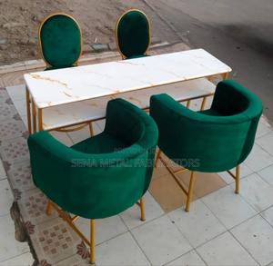 Dual Manicure Table,Emerald Upholstery. - thumbnail 2