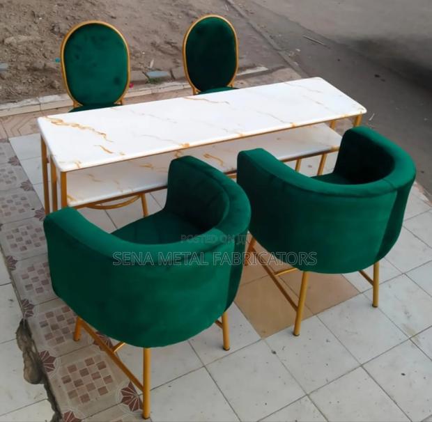 Dual Manicure Table,Emerald Upholstery. - main view