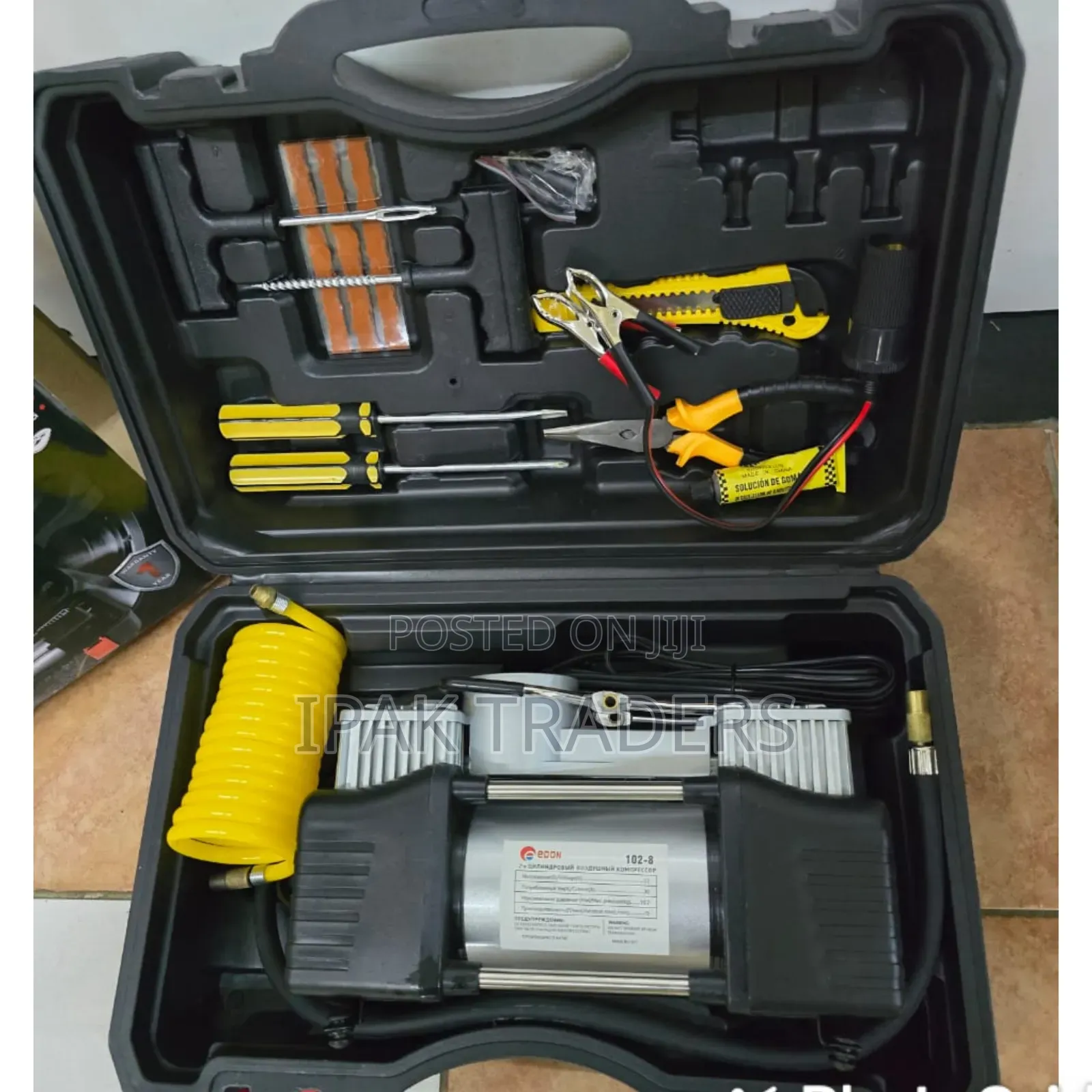 Edon Double Air Compresor 9l 
With Accessories