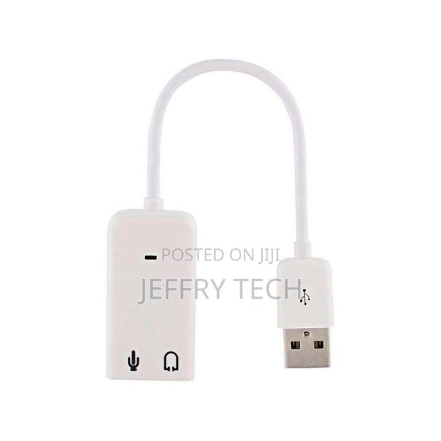 External Usb 7.1 Channel Virtual Audio Sound Card Adapter for Laptop