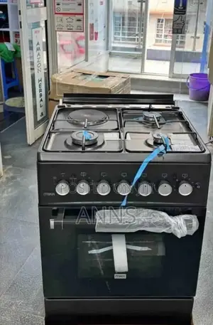 3+1 Mika 58 by 58 Standing Cooker With Electric Oven