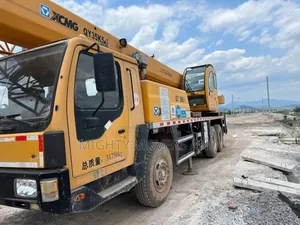 Trailers With Cranes Are Available for Hoisting and Logistics