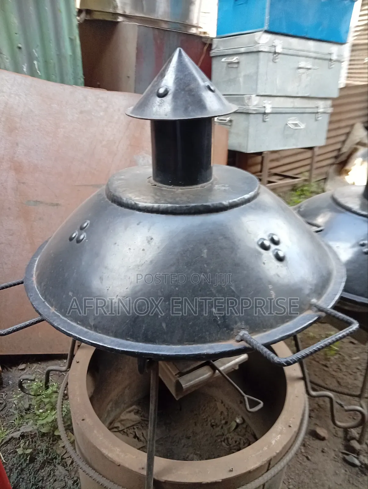 Fireplace Room Warmer – Charcoal Powered