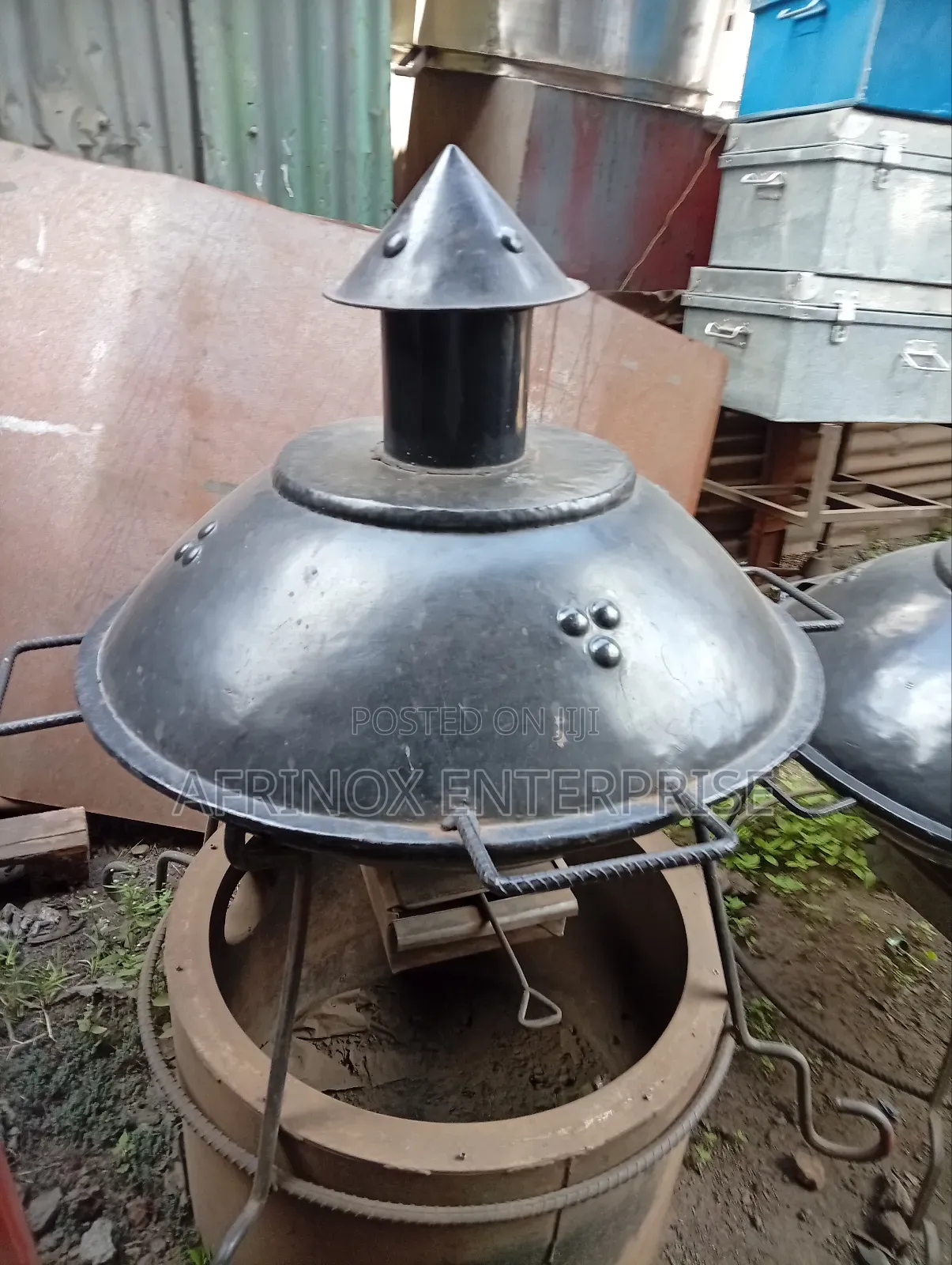 Fireplace Room Warmer – Charcoal Powered