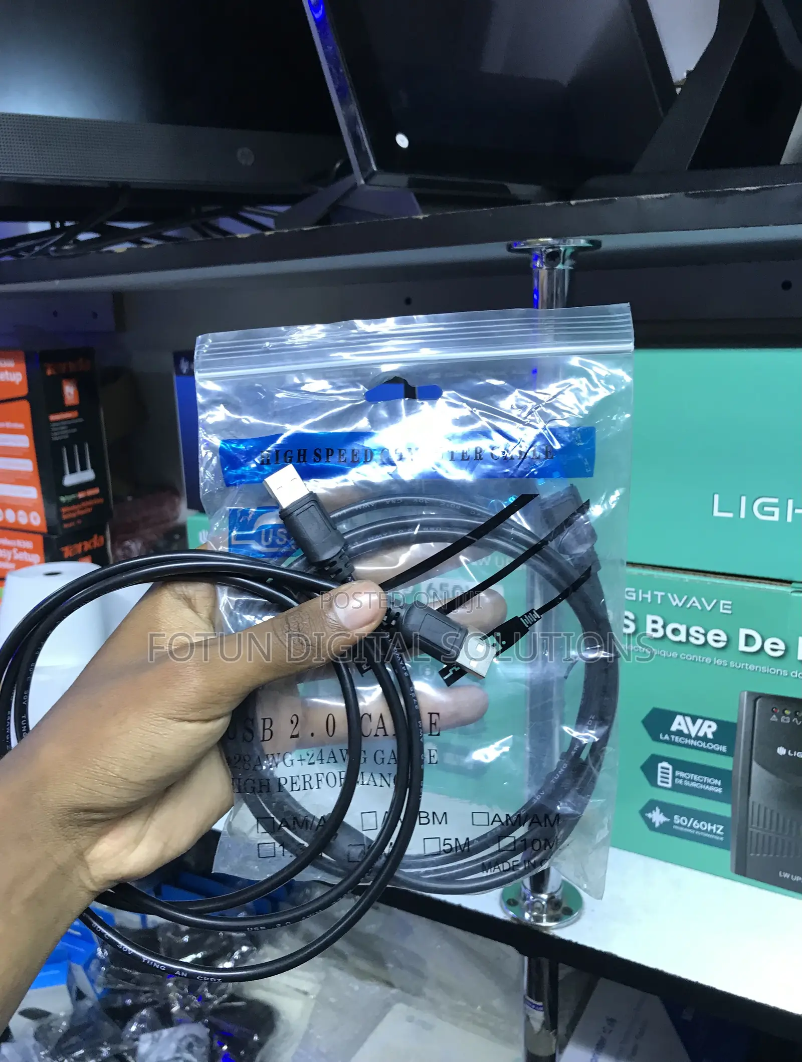Usb a to a Cable 1.5m - Fast Data Transfer Between PCS