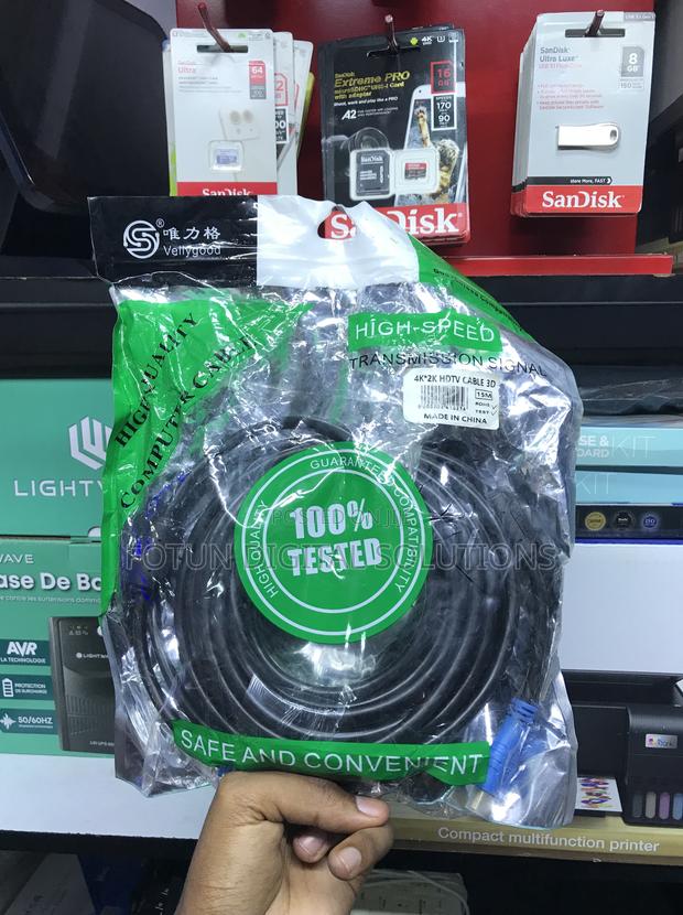 15m Hdmi Cable - Ultra Long for Home Theater Setup