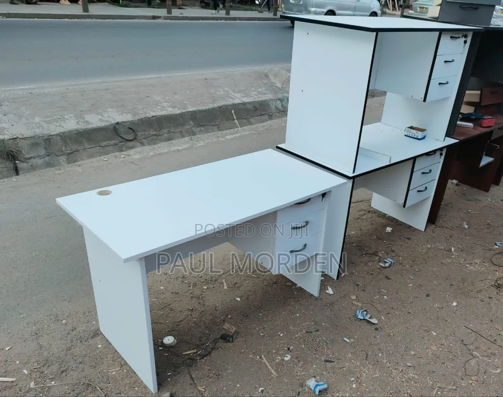 Office Table 1.2m :Office Desk With Drawers