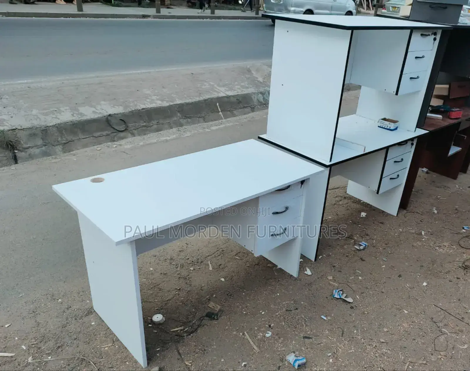 Office Table 1.2m :Office Desk With Drawers