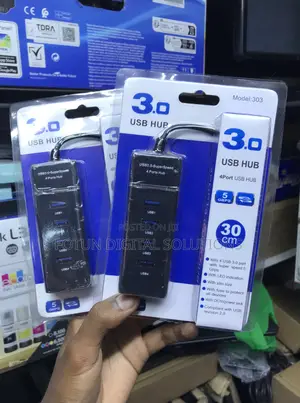 4-Port Usb 3.0 Hub 30cm - High-Speed Data Hub