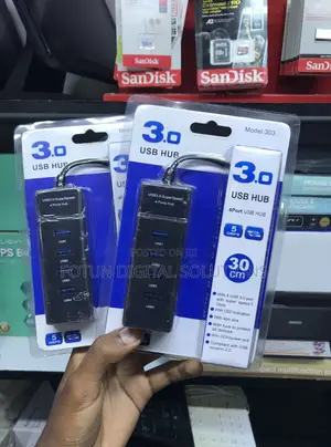 Usb 3.0 4-Port Hub 30cm - For Gaming Streaming