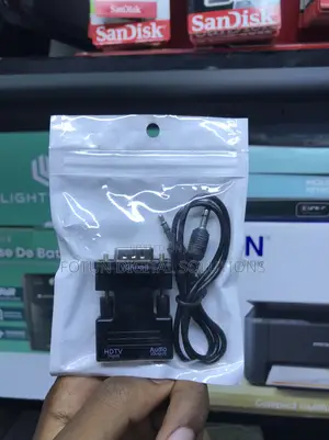 Hdmi to Vga Adapter With Audio - For Gaming Consoles