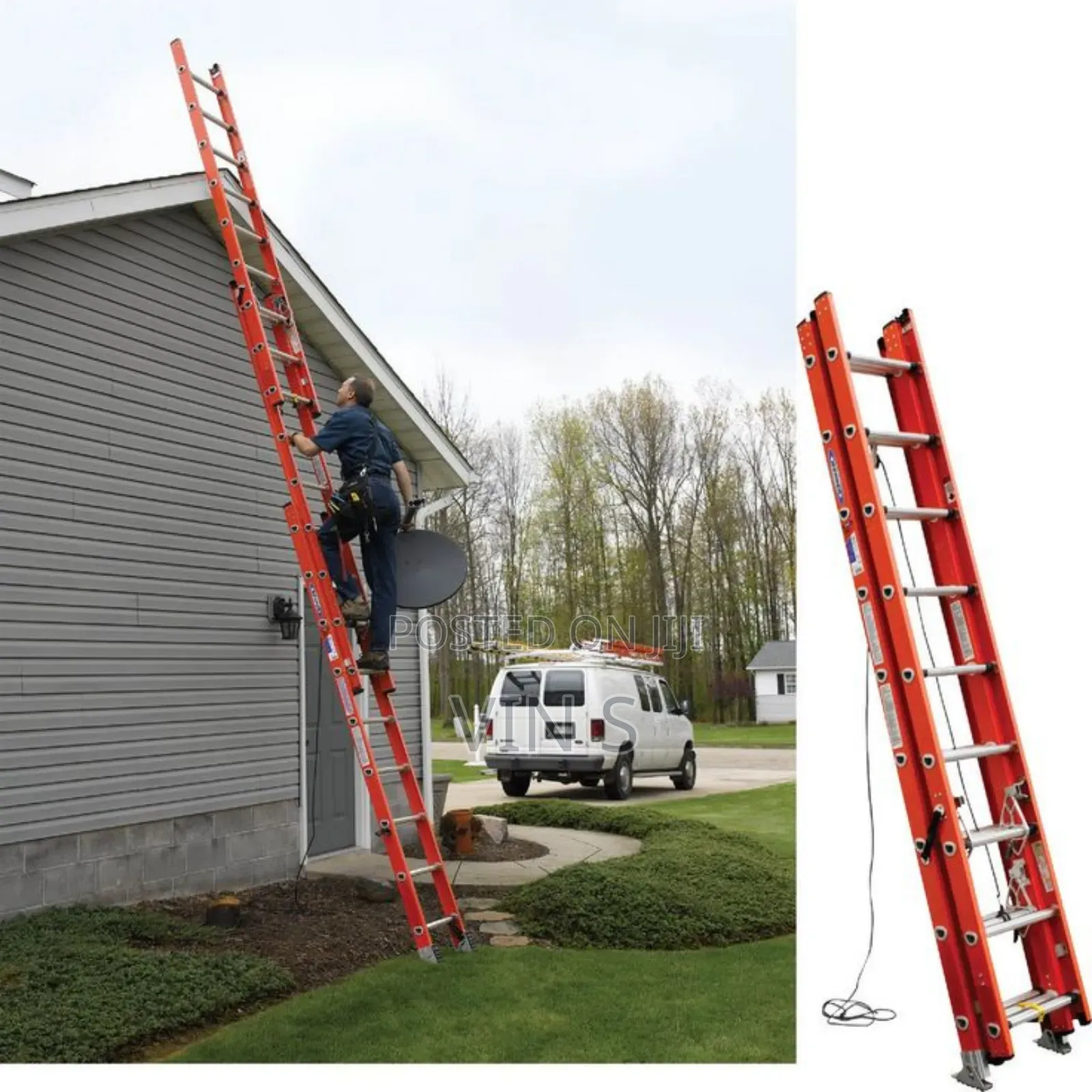 Fibreglass FPR Extension Ladders* Fibrèglass Fibėrglass Laddêrs>