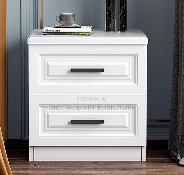 White 2 Drawer Wardrobe Storage Cabinet