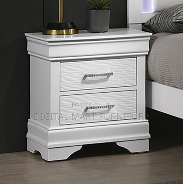 White 2 Drawer Wardrobe Storage Cabinet - thumbnail 8