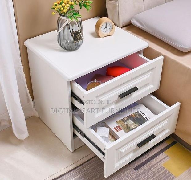 White 2 Drawer Wardrobe Storage Cabinet - thumbnail 12