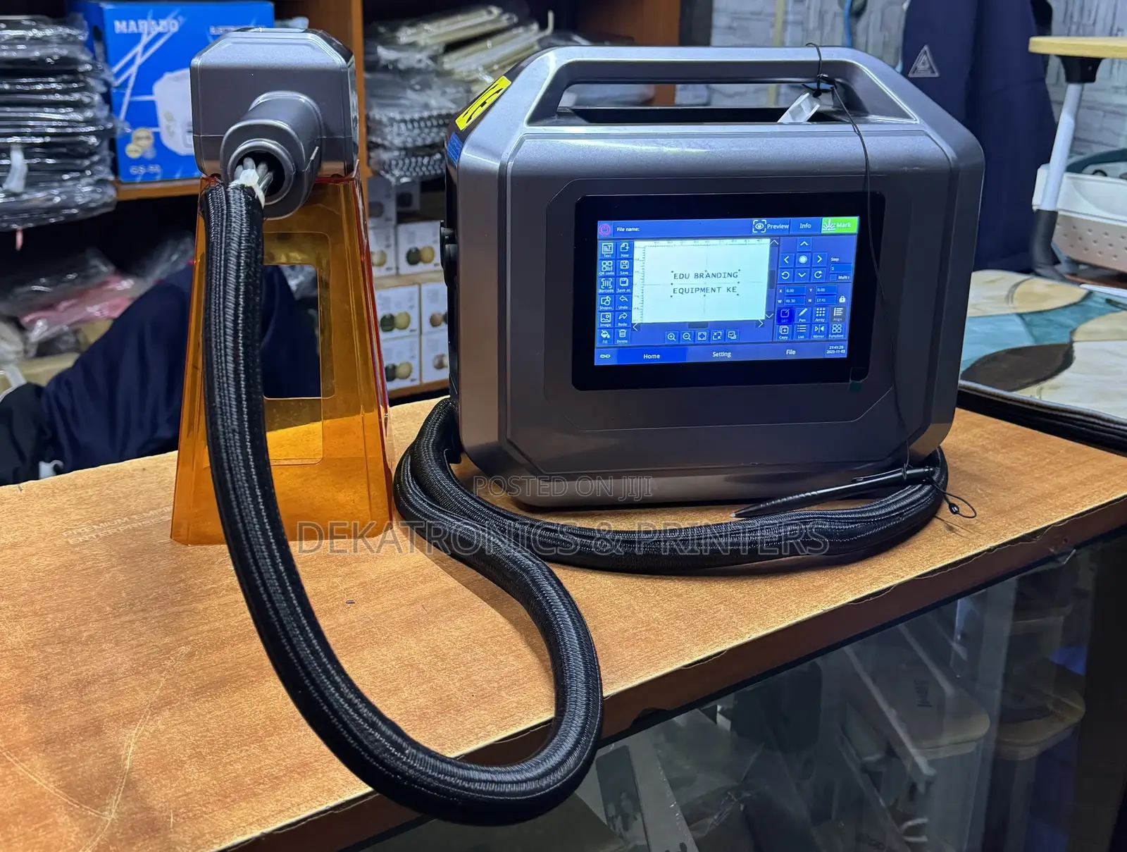 20w Air Cooled Fiber Laser Marking Marking Machine