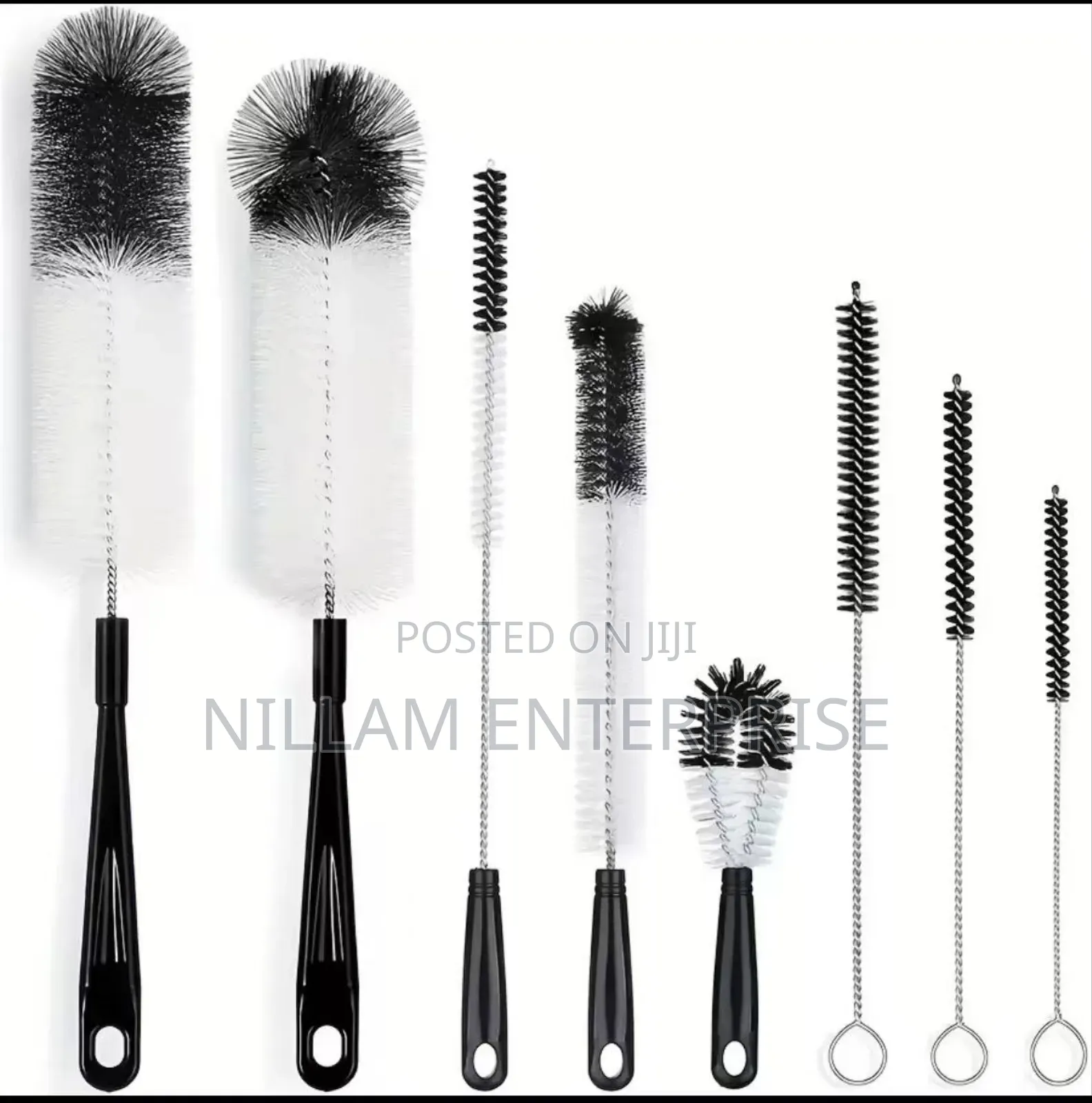 8pcs Straw Tea Stain Removal Brush Set