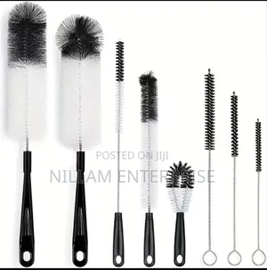 8pcs Straw Tea Stain Removal Brush Set
