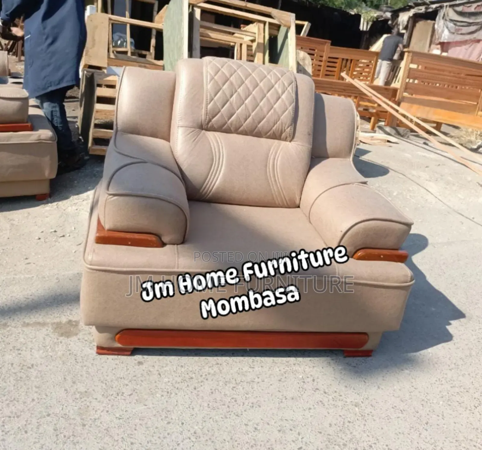 SGR Sofa 5 Seator With Spring Cushions