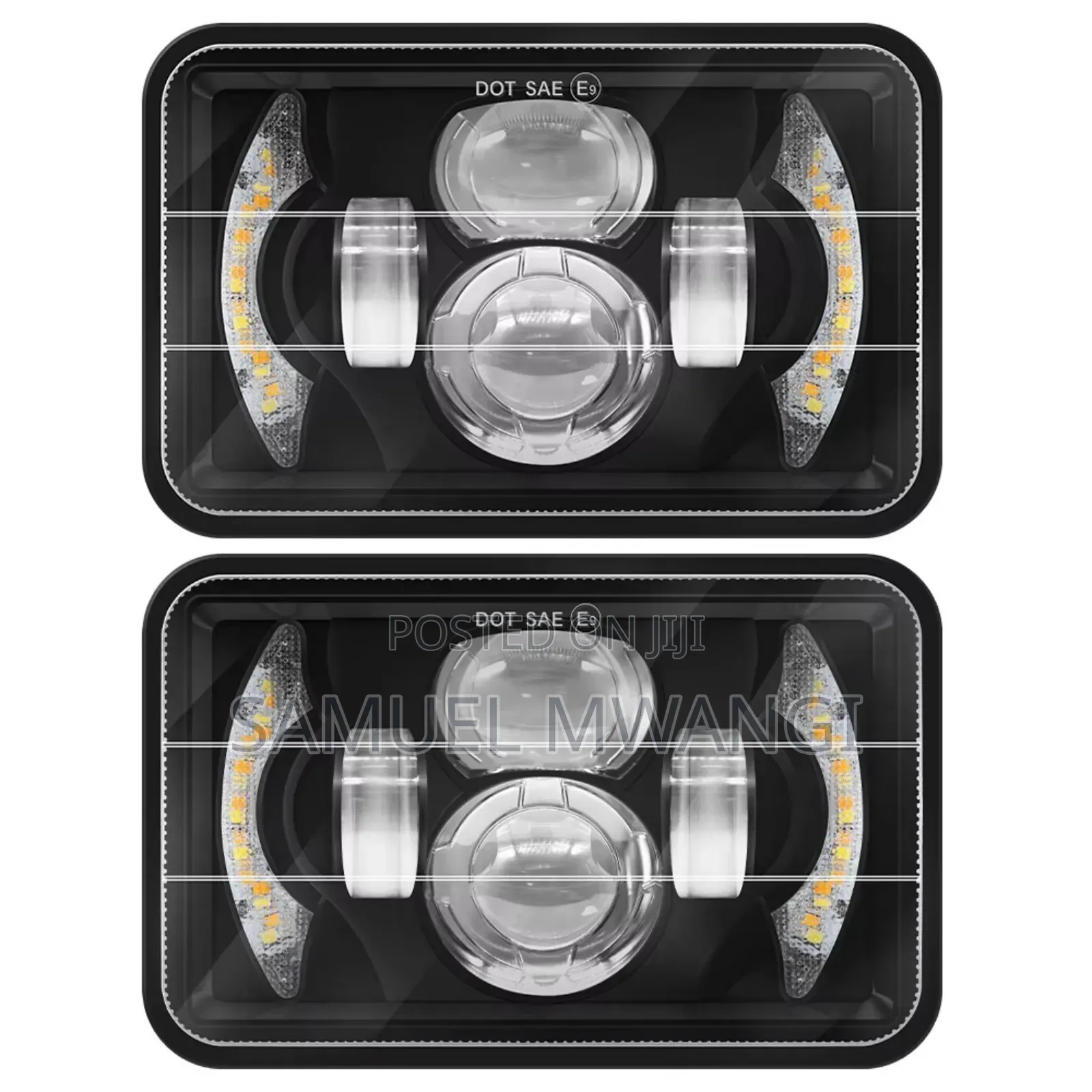 4x6 Led Headlights (H4)