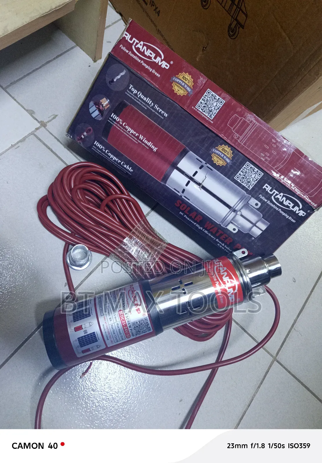 Submersible Solar Water Pump
