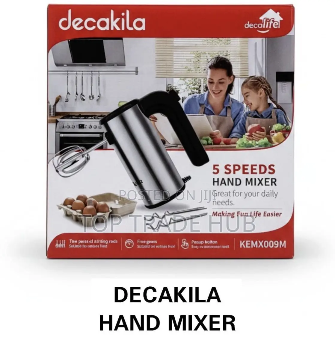 Decakila 5 Speed Hand Mixer