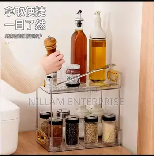 2 Layer Multipurpose Gold Organiser / Storage Jewelry Holder