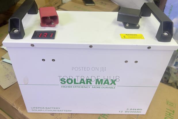 Solarmax Lifepo4 Lithium-ion Solar Battery 12v 300ah 3.84kw - main view