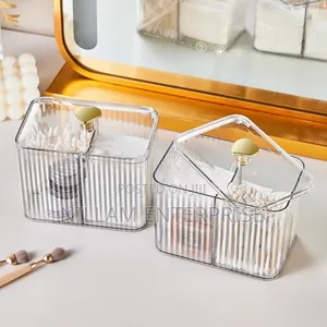 *3-Compartment Clear Acrylic Earbud/Multipurpose Organizer*