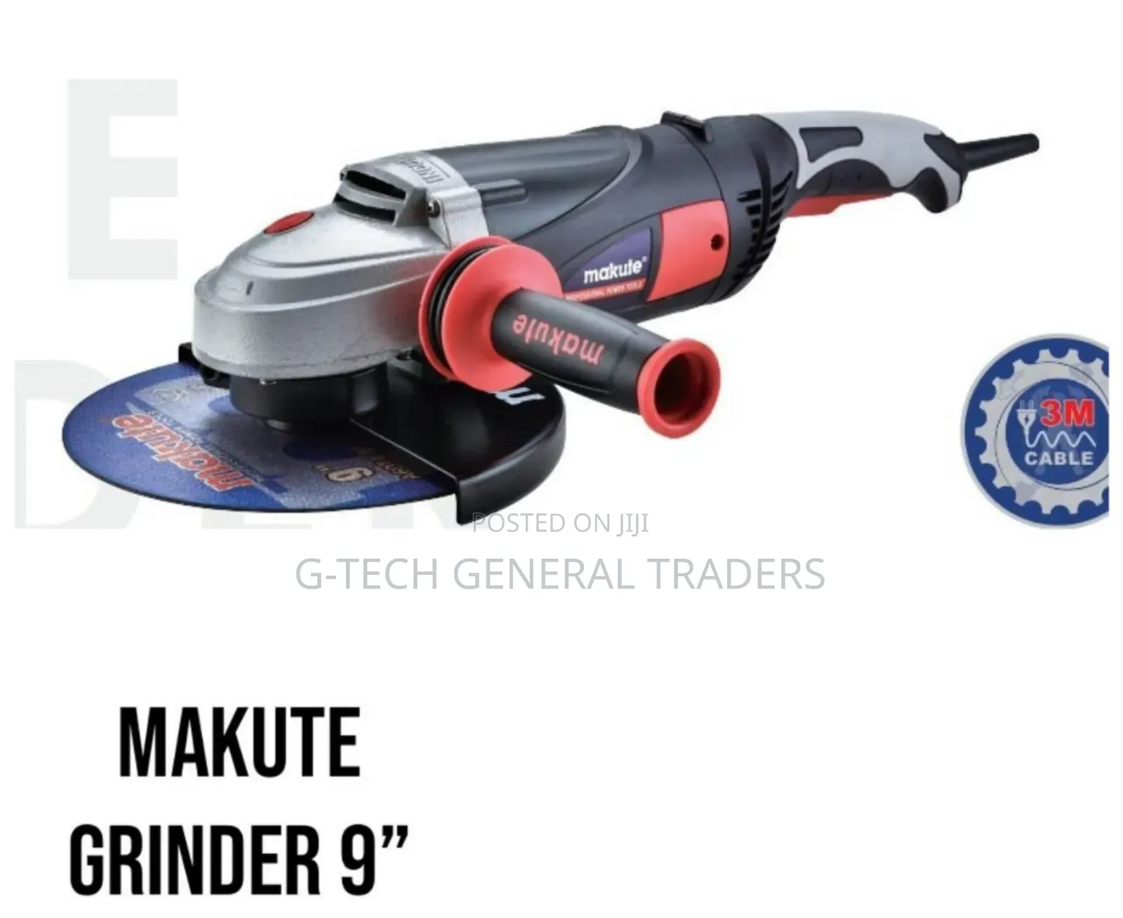 Makute Heavy Duty 9-inch Angle Grinder Machine