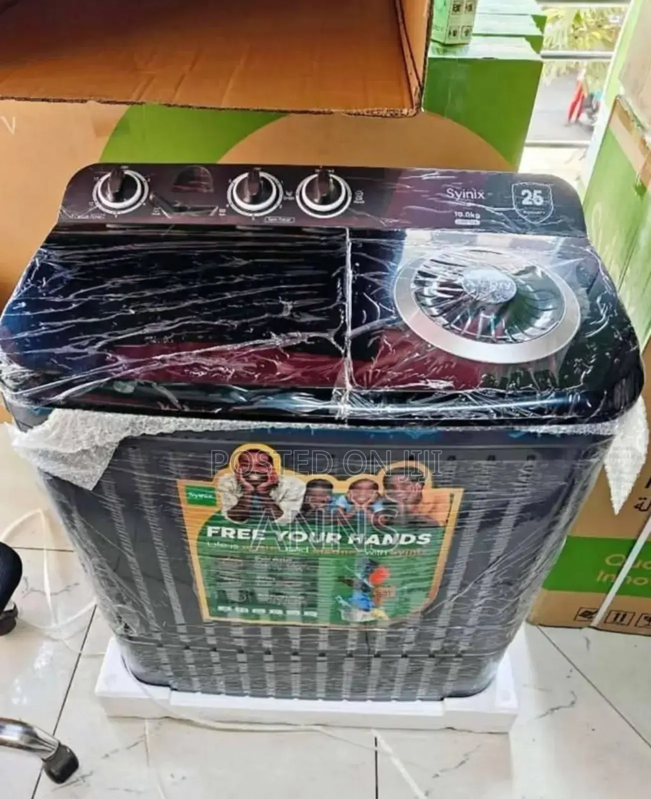 Brand New 10 KGS Syinix Washing Machine