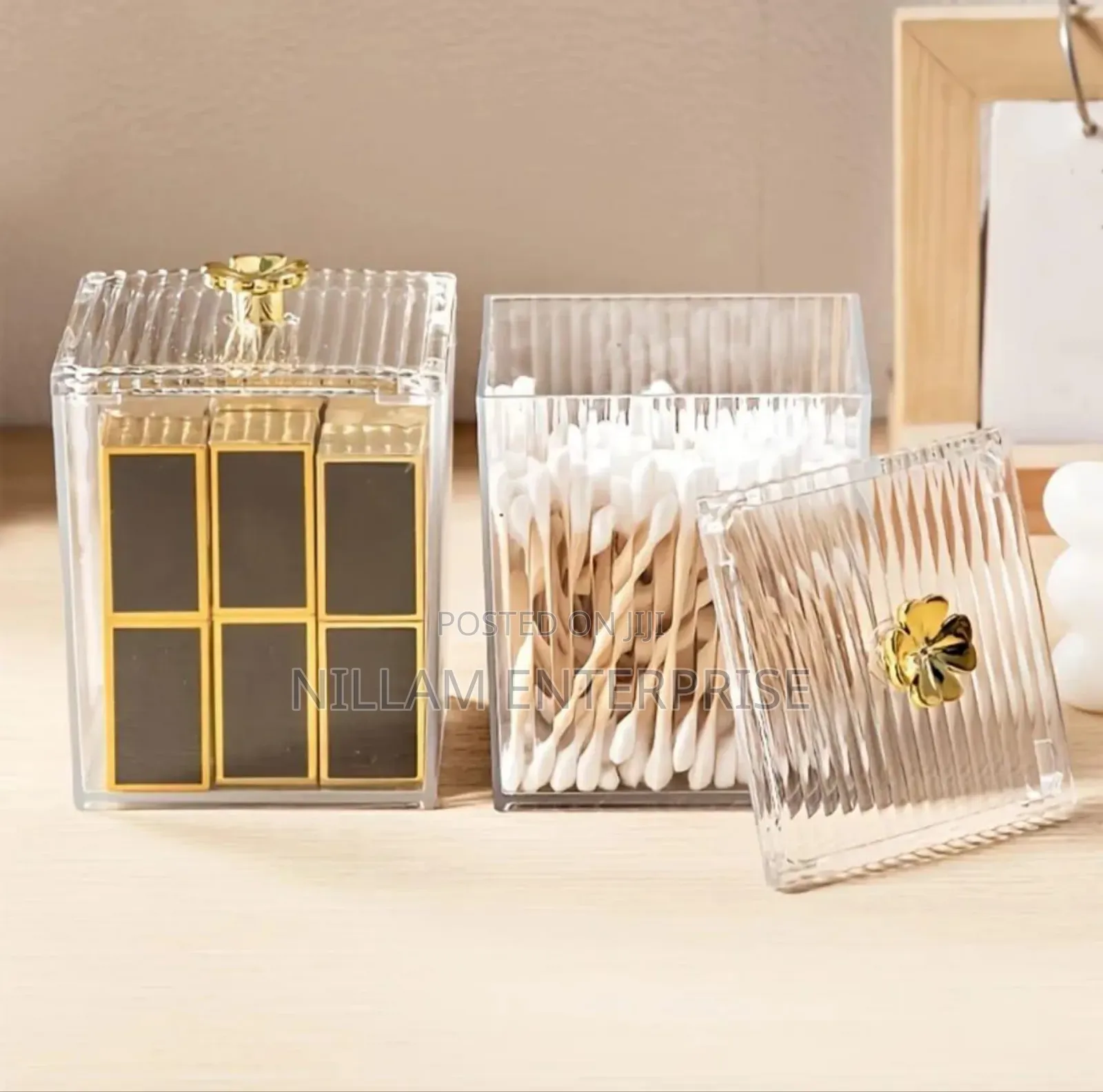 Multifunction Makeup Cotton Pad Storage Box