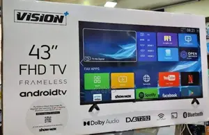 Vision 43 Inch Smart Android FHD Tv Flameless