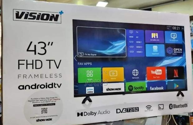 Vision 43 Inch Smart Android FHD Tv Flameless - thumbnail 2
