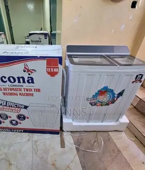 1 Year Warranty 12.5 KGS Icona Washing Machine