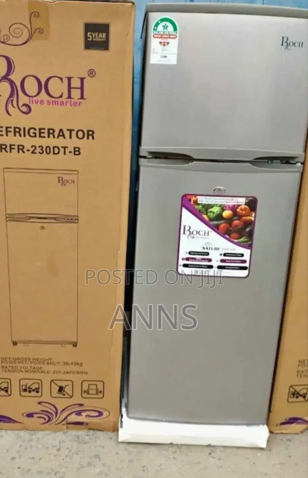 New Model Roch 230 Litres With Top Mounted Freezer