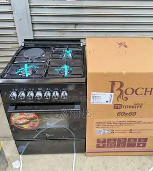 3+1 Roch 60 by 60 Standing Cooker - Electric Oven