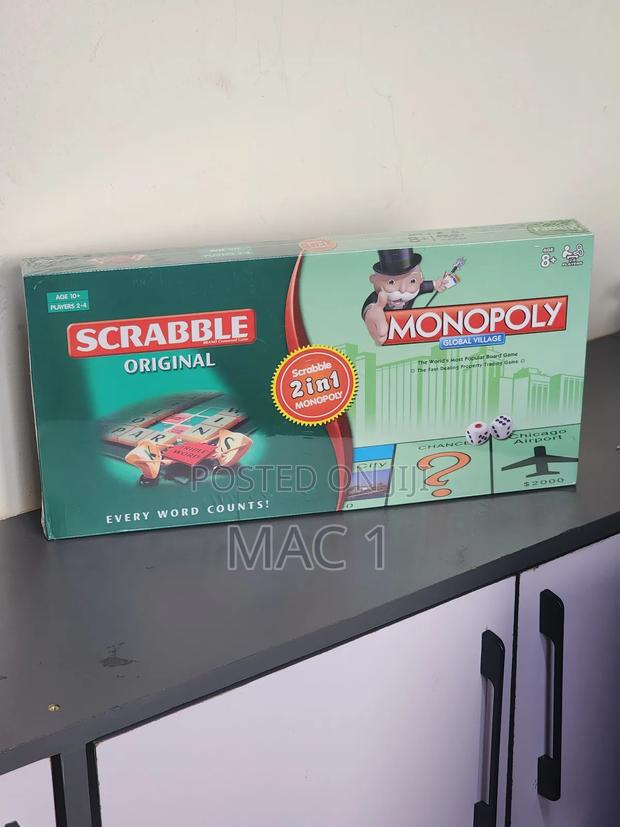 Scrabble Monopoly 2 in 1 - main view