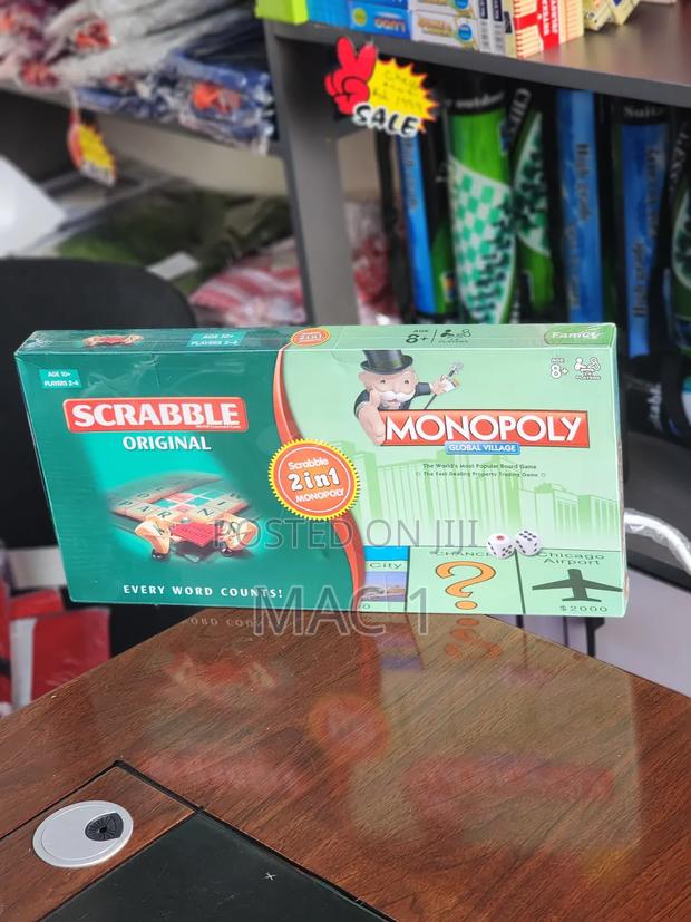 Best Quality 2 in 1 Scrabble Monopoly - main view