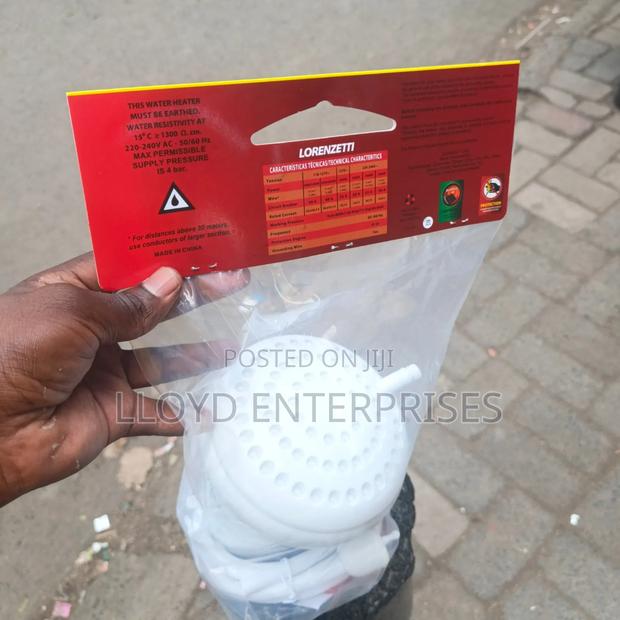 White Lorenzetti Instant Shower - main view