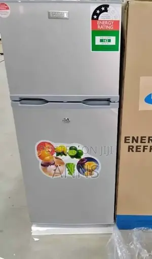 With Warranty Ecomax Double Door Fridge With Top Mounted Freezer