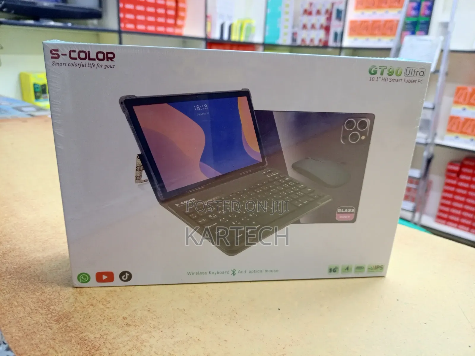 S-Color Gt90 Ultra Smart Tablet Pc 10.1" 5g Wi-Fi Enabled