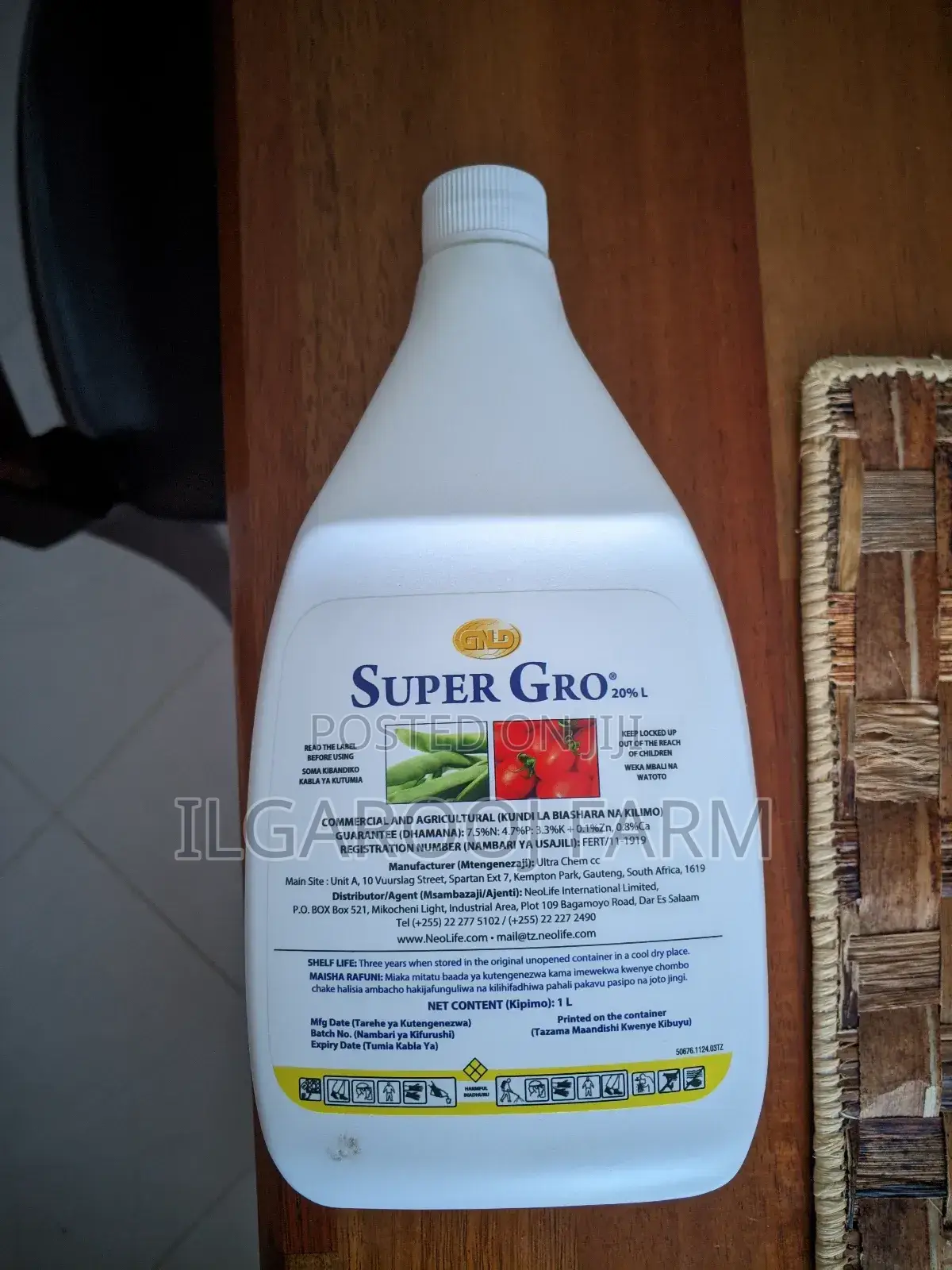 Super Gro ( Fertilizer Wetter and Sticker )