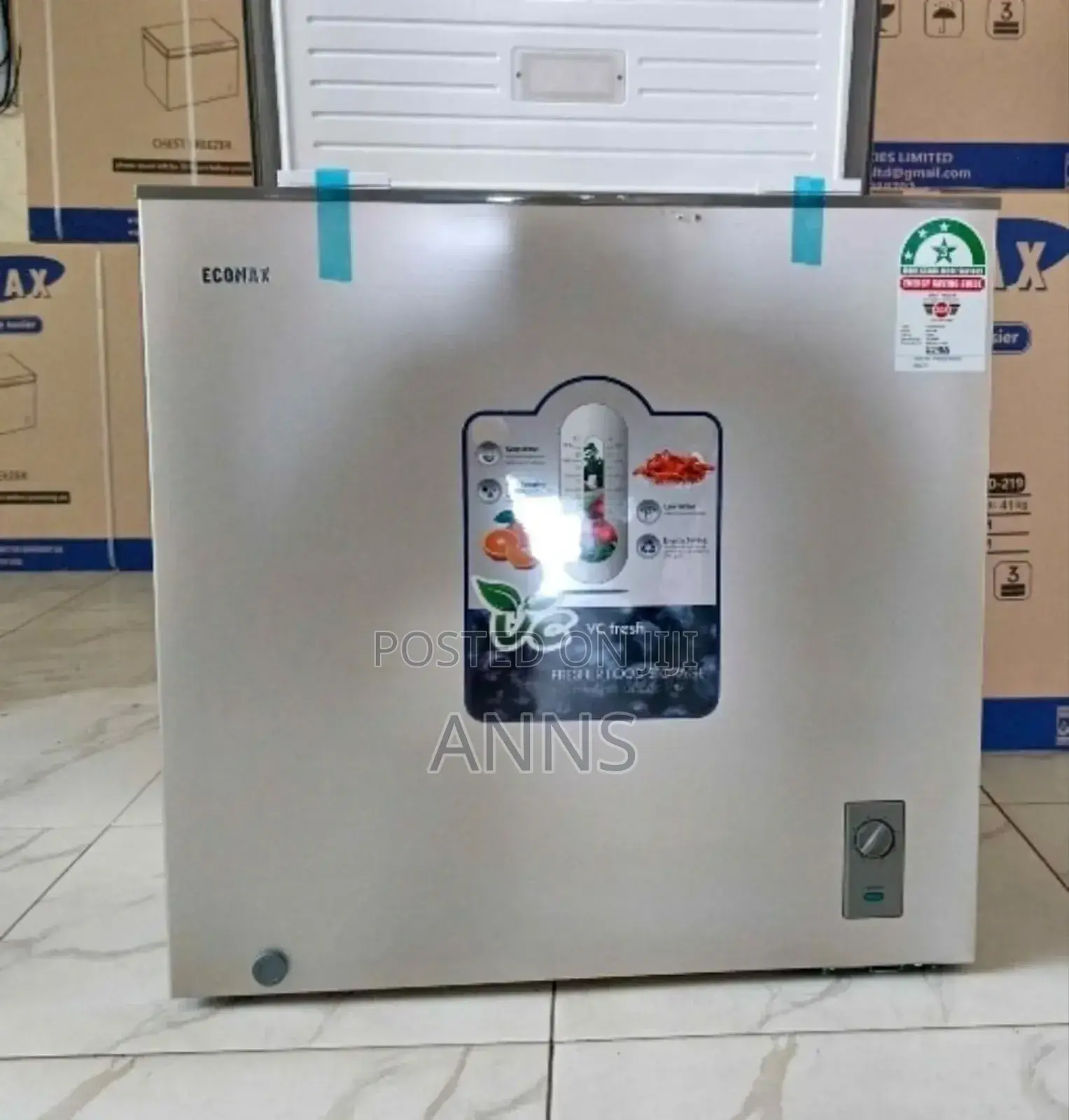Ecomax 219 Litres Single Door Freezer