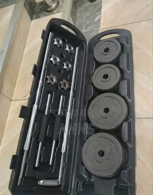 Black 50 KGS Dumbbells Set