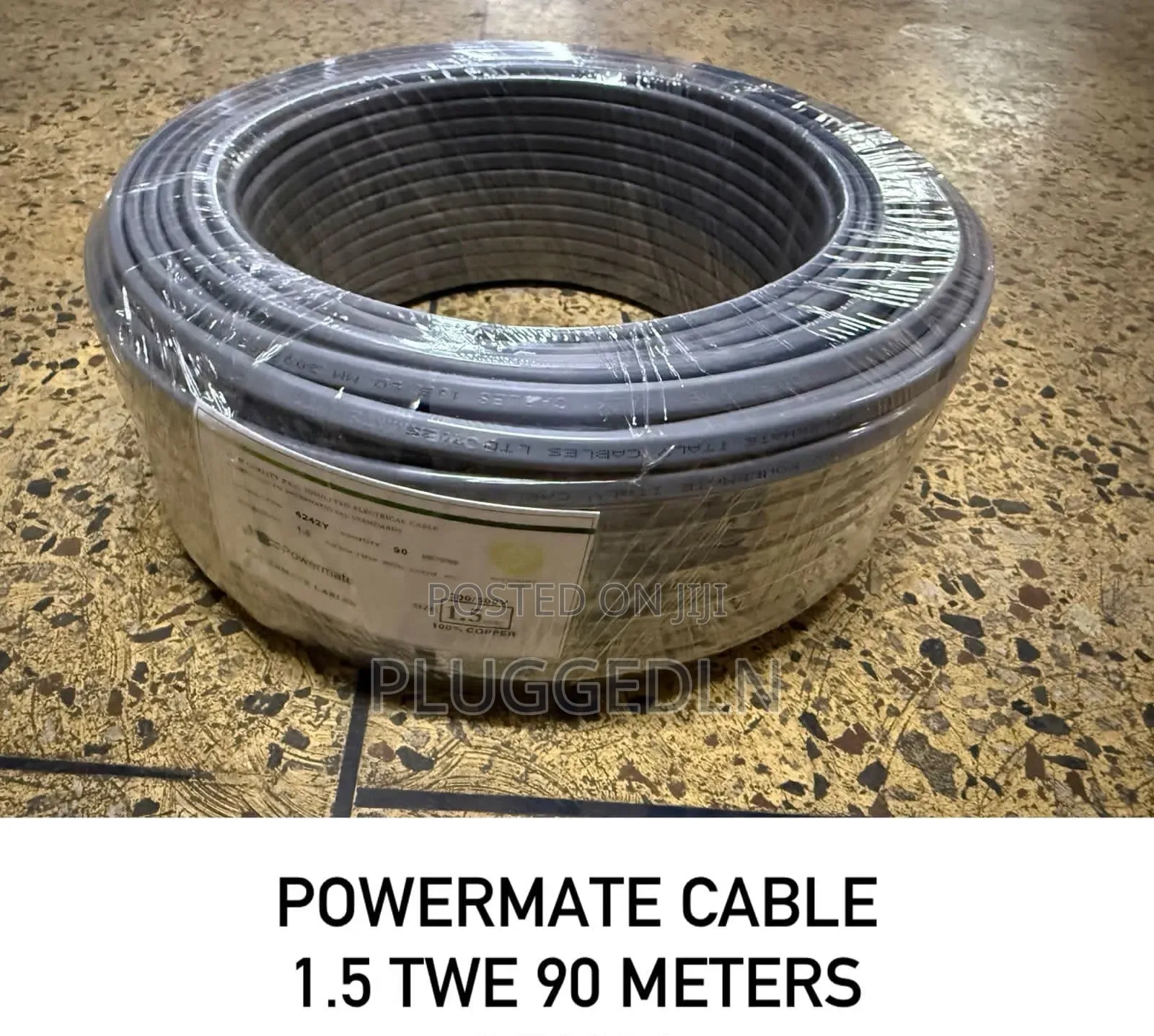 Powermate 1.5 Twe Electrical Cable, 90 Meters in Length,