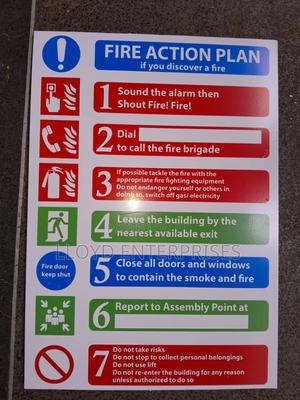 Fire Action Plan Sign - thumbnail 2
