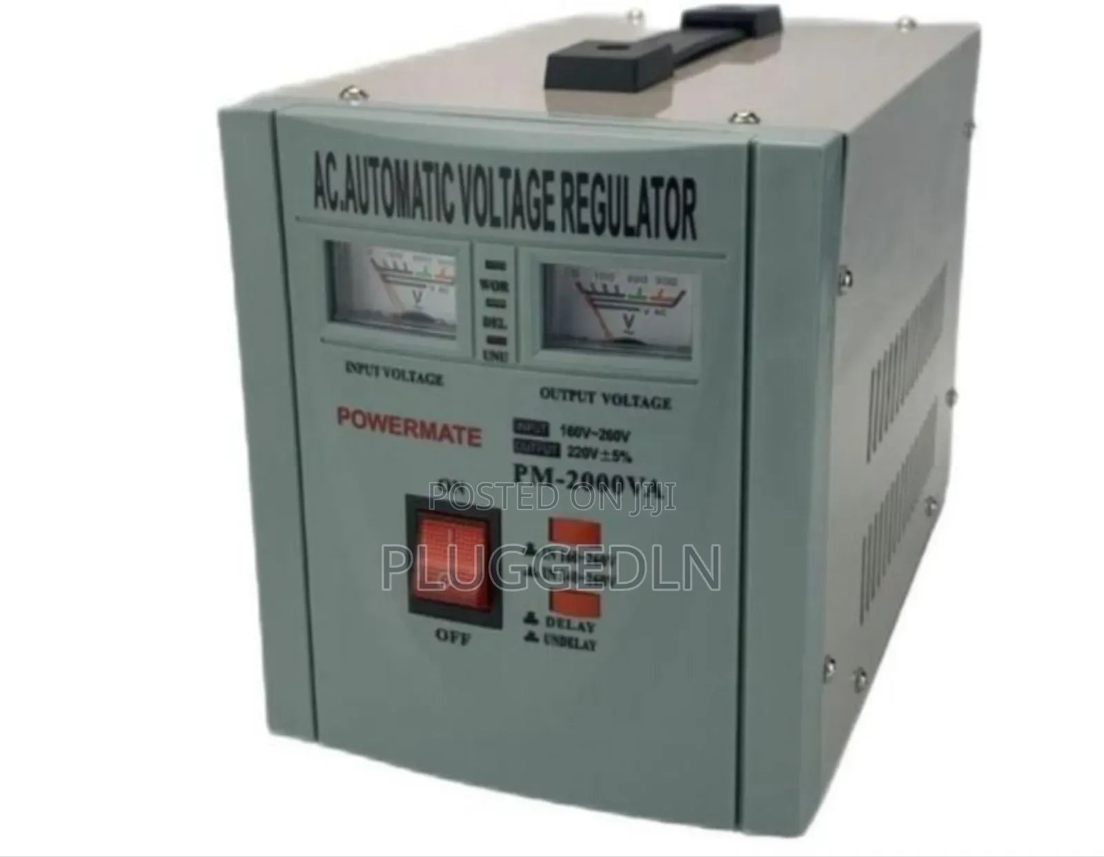 Powermate Ac Automatic Voltage Regulator, Model Pm-2000va.